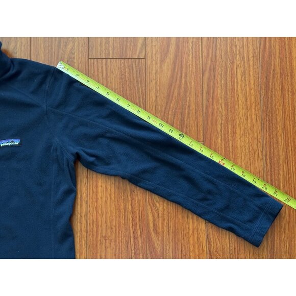 Patagonia Micro D Fleece Jacket Womens XS Blue 1/4 Zip Pullover Lightweight - Picture 8 of 10